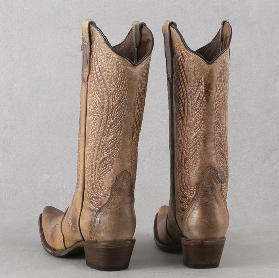 Circle G Honey Embroidered Boots