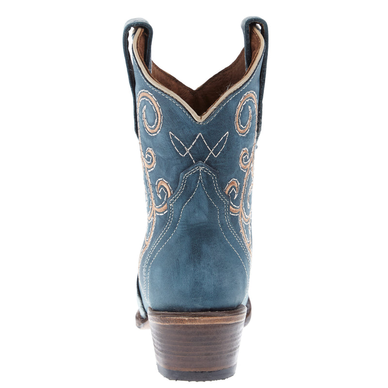 Circle G Women's Distressed Blue Bootie