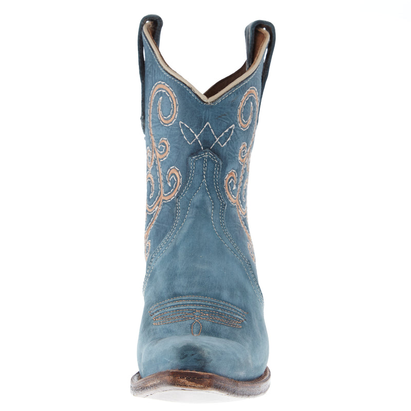 Circle G Women's Distressed Blue Bootie