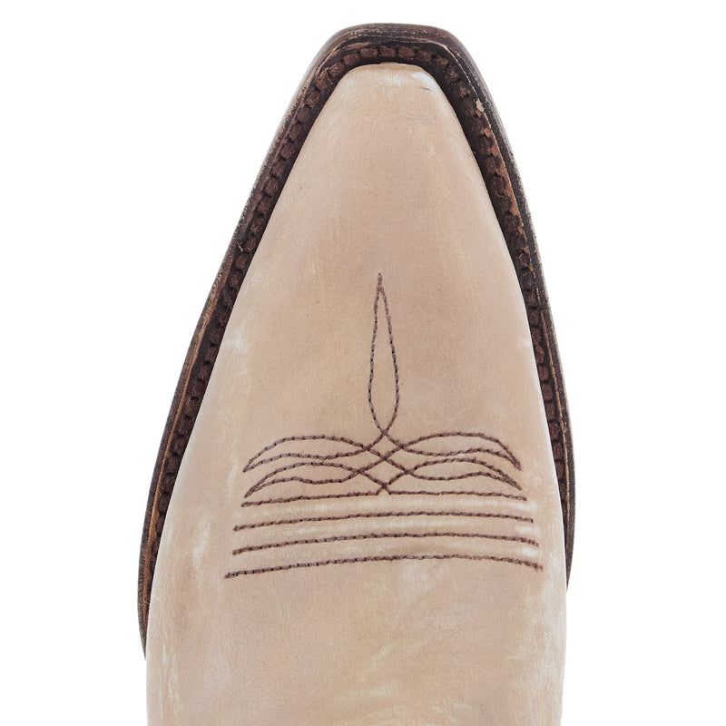Circle G Women`s Sand Embroidered 14In Top Boot