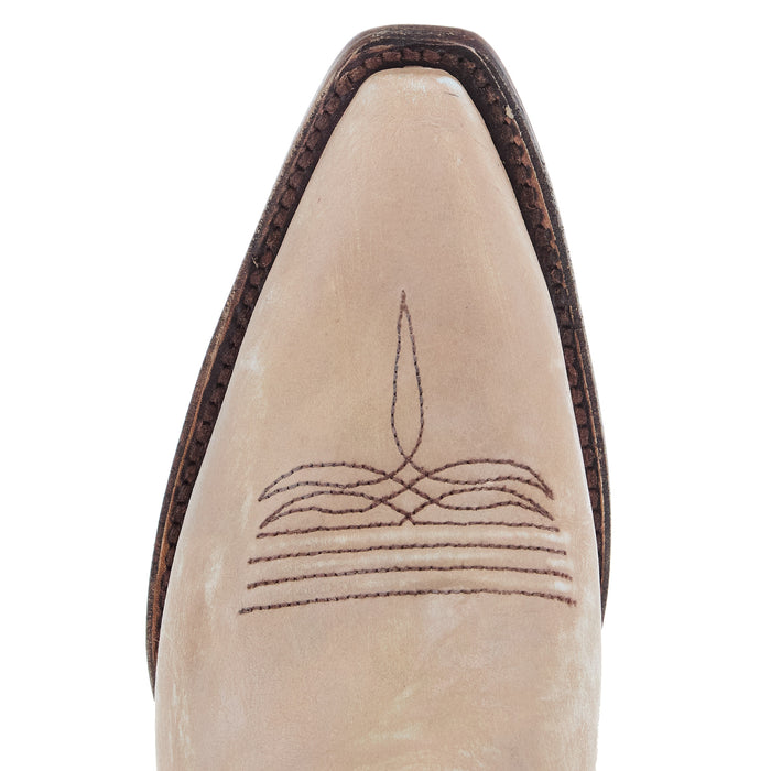 Circle G Women`s Sand Embroidered 14In Top Boot