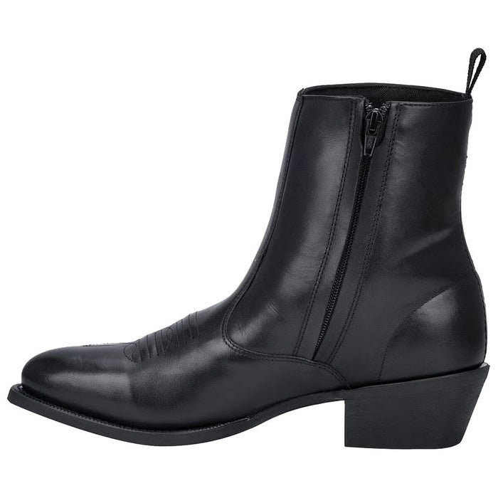 Dan Post Men's Fletcher Black Ankle Boots