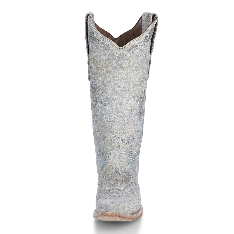 Circle G Women`s Baby Blue Embroidered Boot