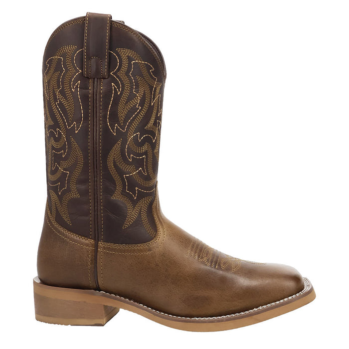 Laredo Men's Chisholm Brown Vamp 11in Chocolate Top
