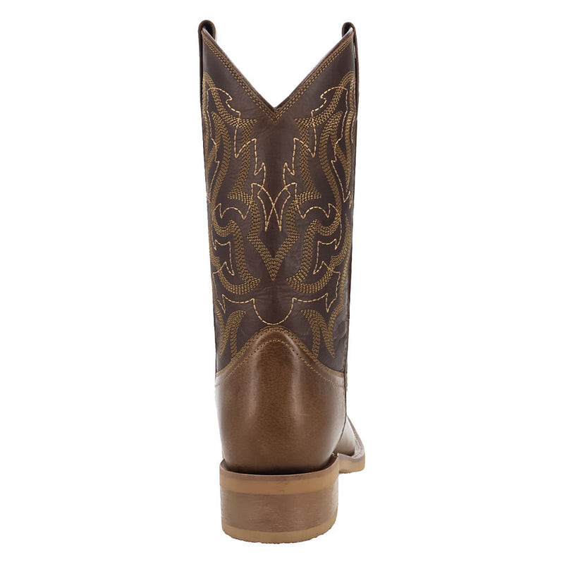 Laredo Men's Chisholm Brown Vamp 11in Chocolate Top