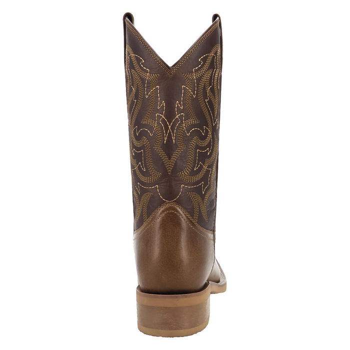 Laredo Men's Chisholm Brown Vamp 11in Chocolate Top