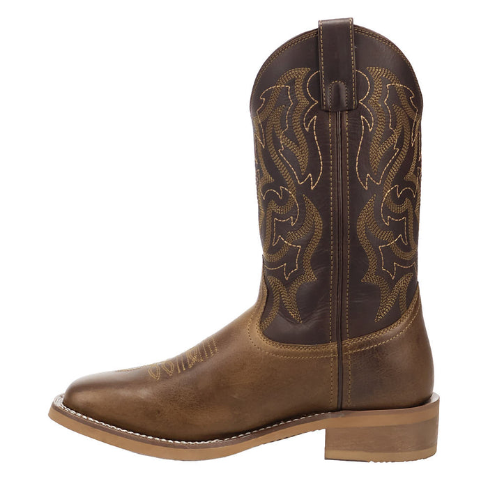 Laredo Men's Chisholm Brown Vamp 11in Chocolate Top