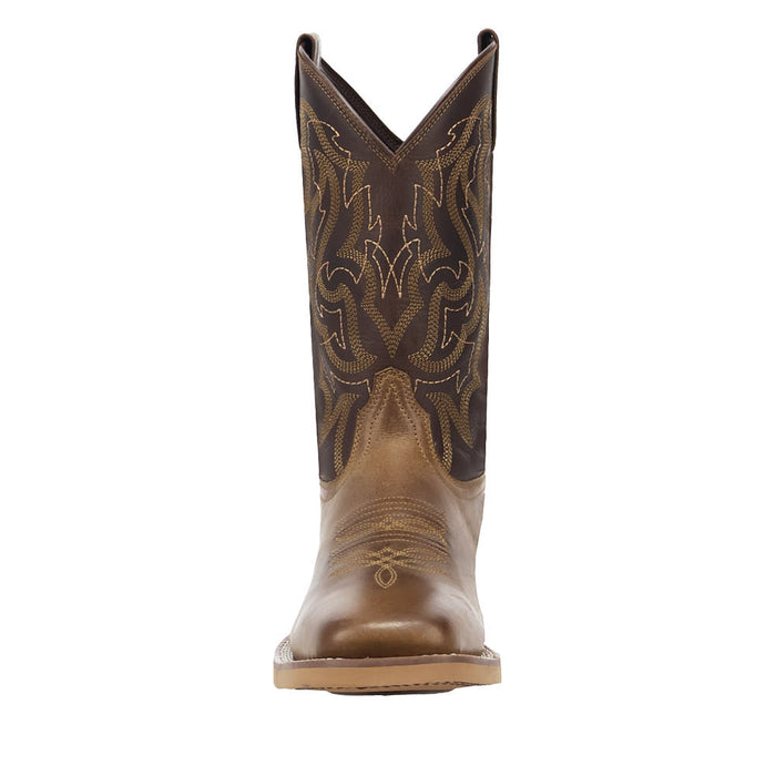 Laredo Men's Chisholm Brown Vamp 11in Chocolate Top