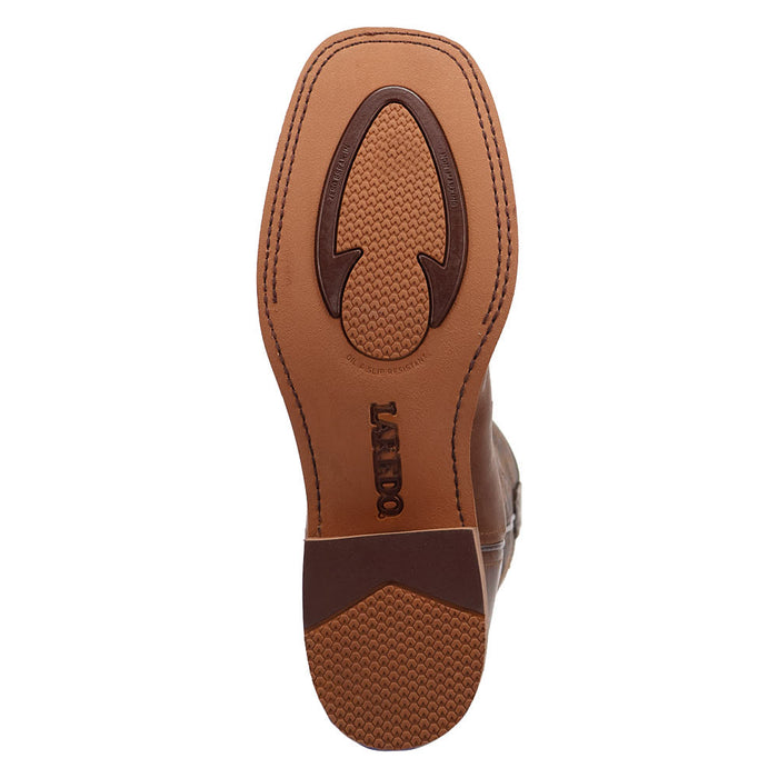 Laredo Men's Chisholm Brown Vamp 11in Chocolate Top