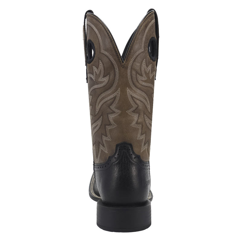 Laredo Men's Burnham Black Vamp 12in Grey Top