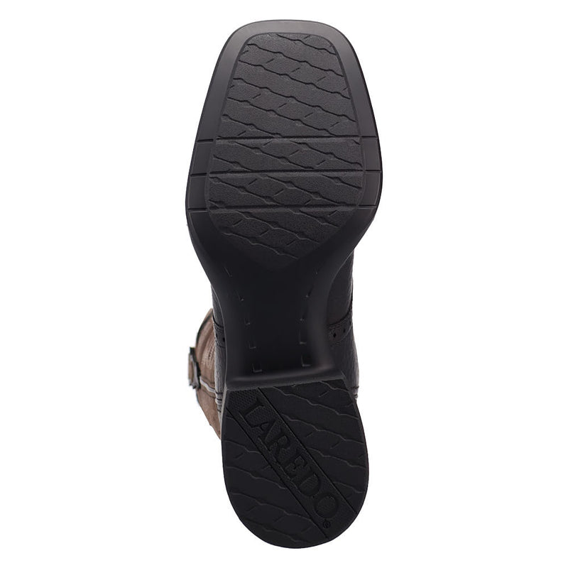 Laredo Men's Burnham Black Vamp 12in Grey Top