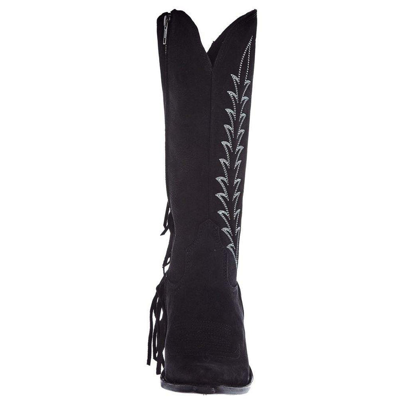 Liberty Black Women's Black Nobuck Grease Negro