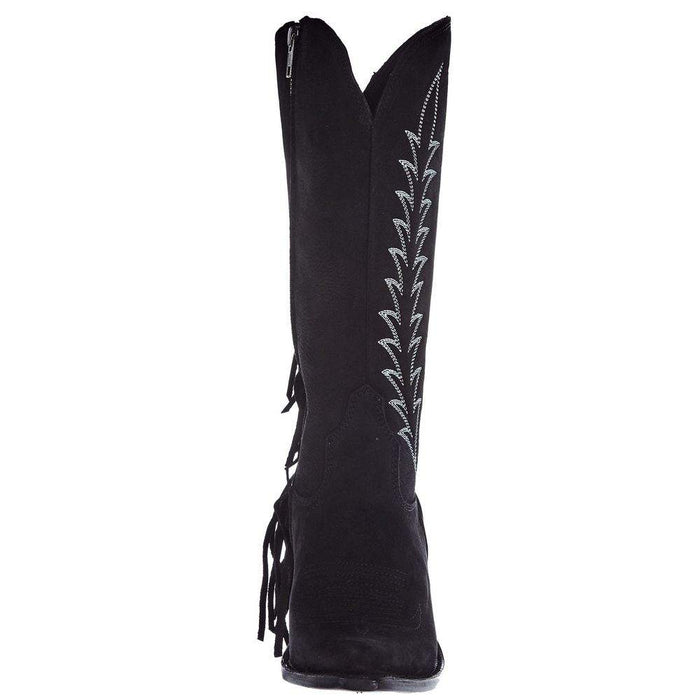 Liberty Black Women's Black Nobuck Grease Negro