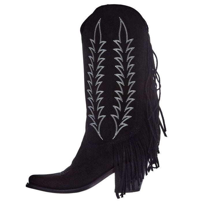 Liberty Black Women's Black Nobuck Grease Negro