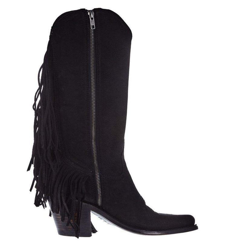 Liberty Black Women's Black Nobuck Grease Negro