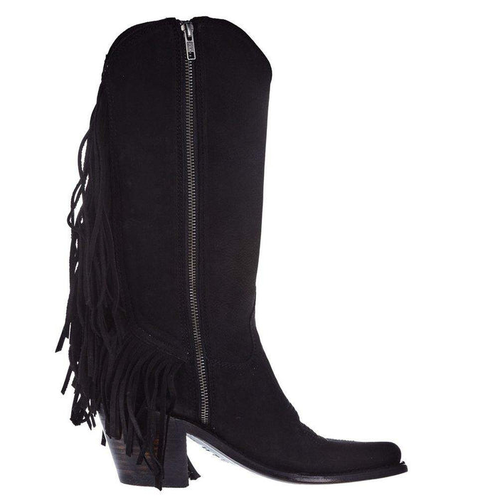 Liberty Black Women's Black Nobuck Grease Negro