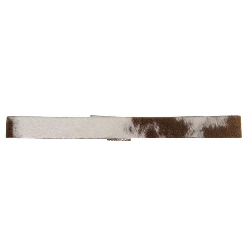 Austin Accent Inc. Brown Hair On Hat Band with Square Concho