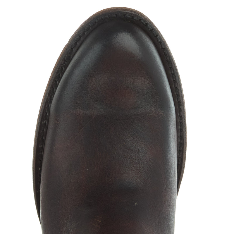 Lane Boots Women's Plain Jane Cognac 15in. Top Round Toe Boot