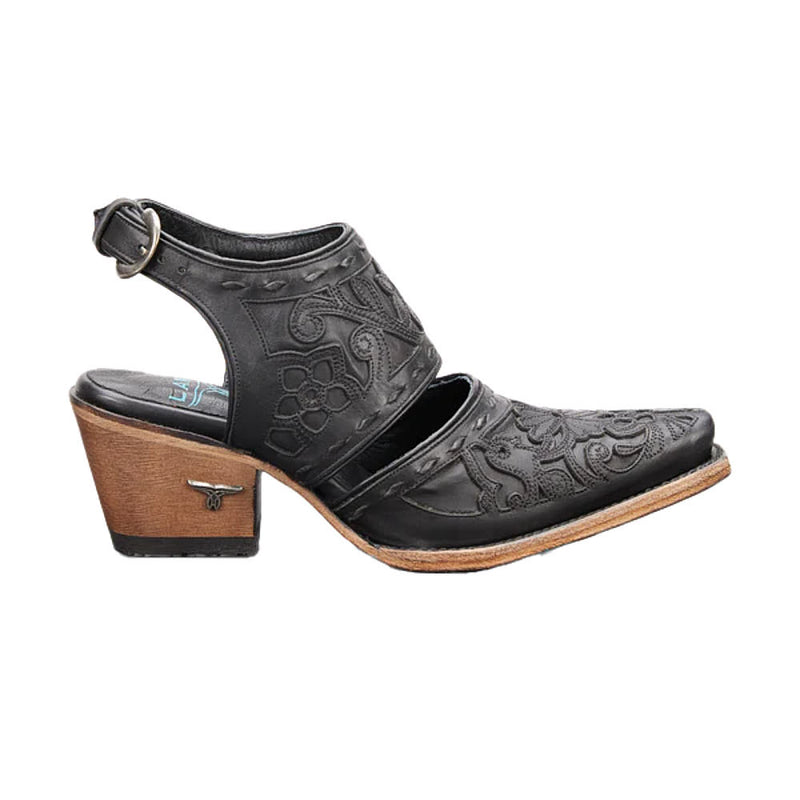 Lane Women's Robin Jet Black Slingback Mule