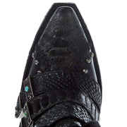 Lane Boots Women's Jet Black Showdown 7.5 In Top Bootie