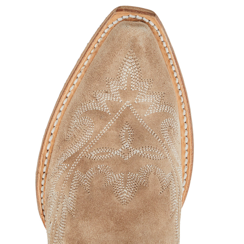 Lane Boots Women's Lexington OTK Tan Latte Suede 23 In Top Cowgirl Boot