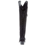 Lane Boots Women's Lexington OTK Black Suede 23 In Top Cowgirl Boot