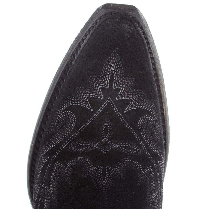 Lane Boots Women's Lexington OTK Black Suede 23 In Top Cowgirl Boot
