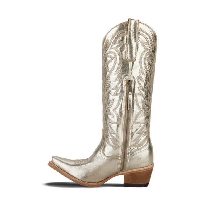 Lane Women's Smokeshow 15In Champagne Metallic Boots