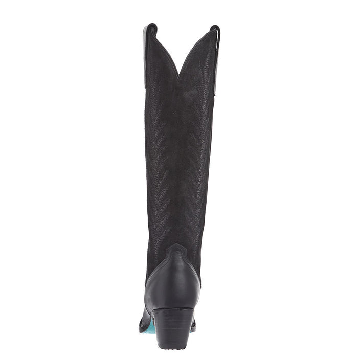 Lane Women's Jentry Knee High Black Suede Boot