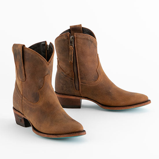 Lane Burnt Caramel Plain Jane Bootie