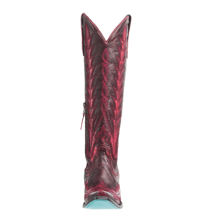 Lane Women`s Black Cherry Lexington Knee High Boot