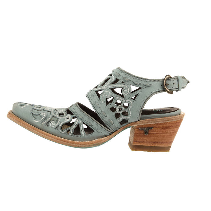 Lane Women's Robin Slingback Powder Blue Mule