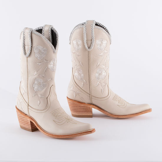 Liberty Black Vicky Mossil Bone Boots