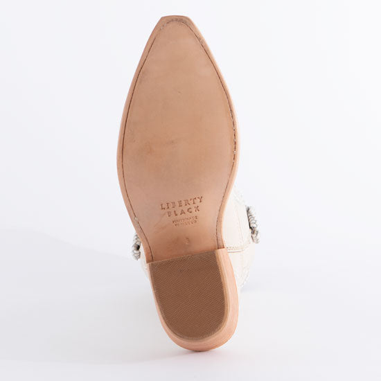 Liberty Black Vicky Mossil Bone Boots