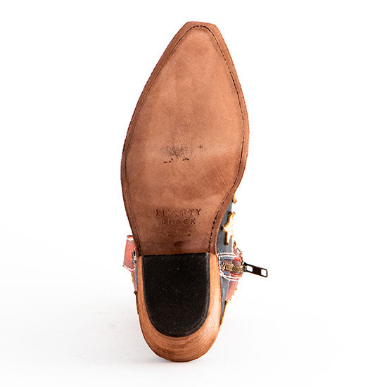 Liberty Black Vintage Azul Americana Booties