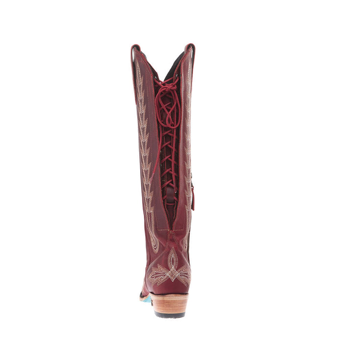 Lane Women's LEXINGTON RED KNEE HIGH CORSET BOOT