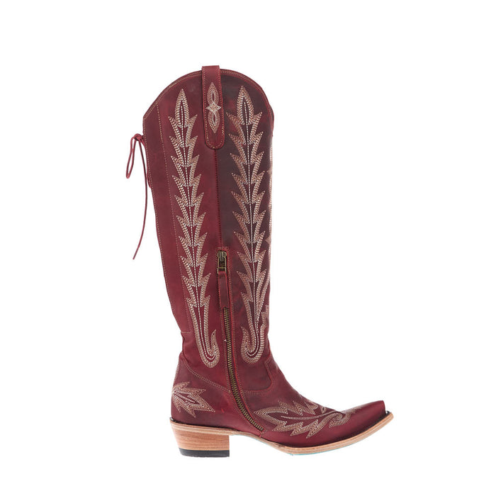 Lane Women's LEXINGTON RED KNEE HIGH CORSET BOOT