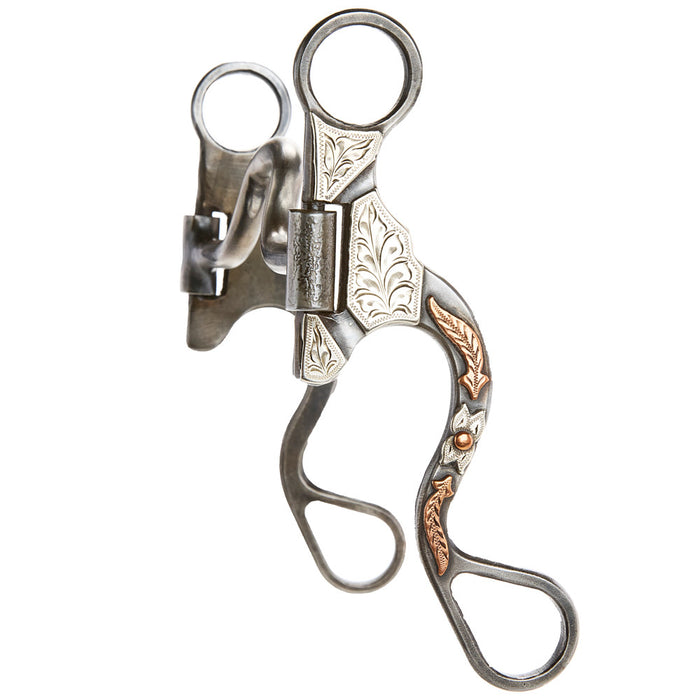 Layton Bits & Spurs Square Port Solid Mouthpiece Bit