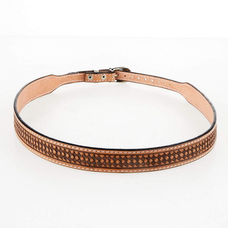Austin Accent Inc. Leather Basket Weave Hat Band Hat Accessories