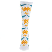 Lucky Chuck Bird White Performance Crew Sock