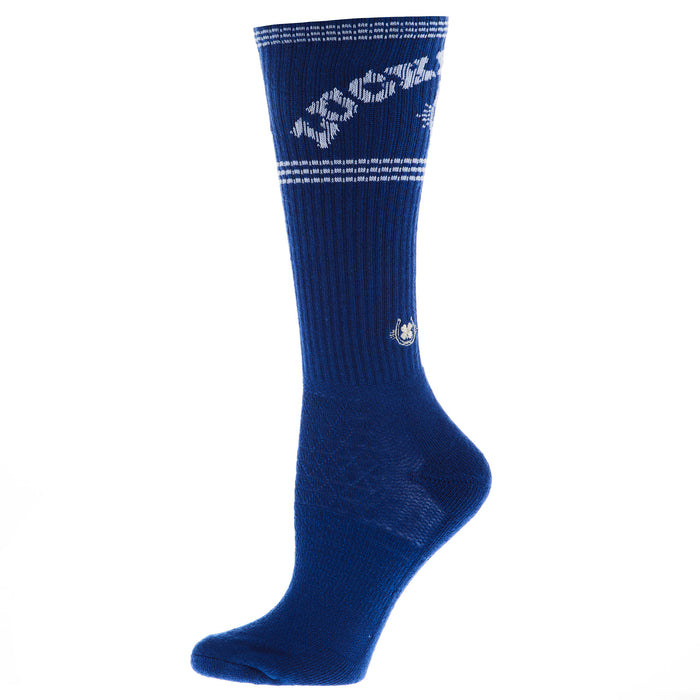 Lucky Chuck Retro Purple Performance Crew Sock