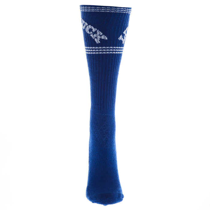 Lucky Chuck Retro Purple Performance Crew Sock