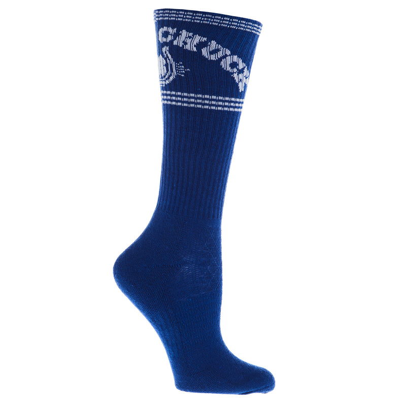 Lucky Chuck Retro Purple Performance Crew Sock
