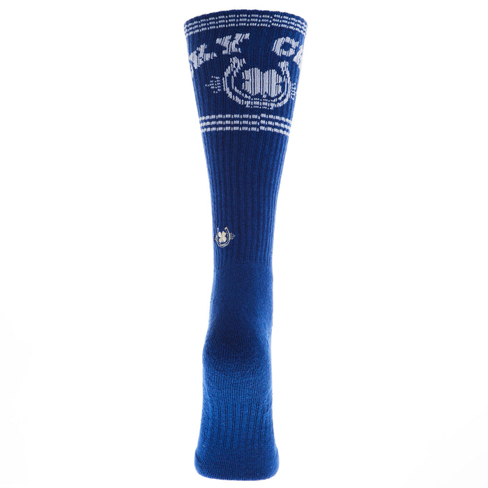 Lucky Chuck Retro Purple Performance Crew Sock