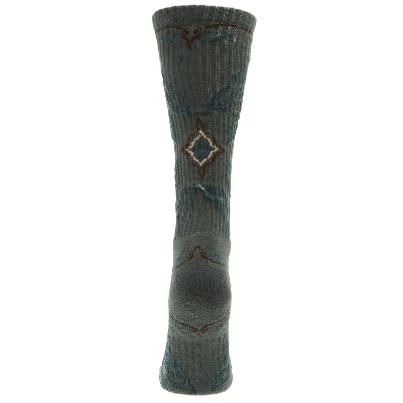 Lucky Chuck Tucumcari Grey Performance Crew Socks