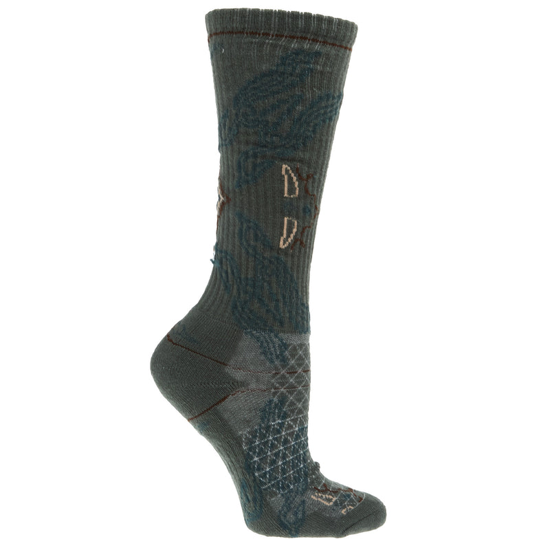 Lucky Chuck Tucumcari Grey Performance Crew Socks