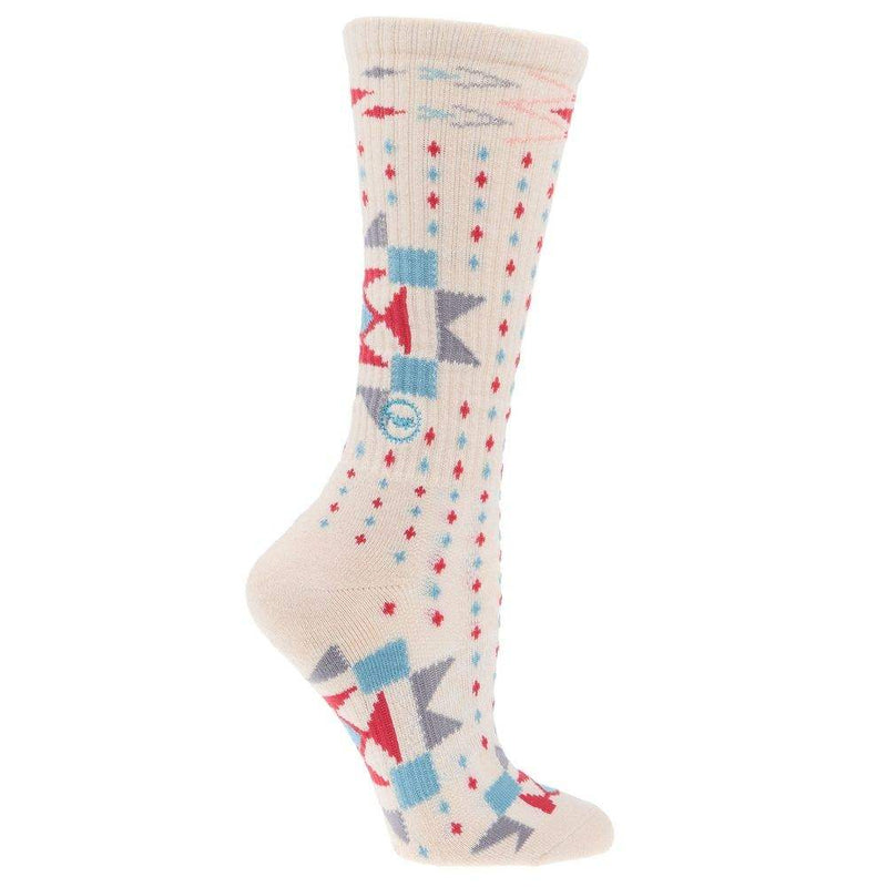 Lucky Chuck Trinity Cream Performance Crew Sock