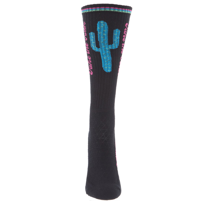 Lucky Chuck Take The Risk Neon Performance Crew Socks OSFM