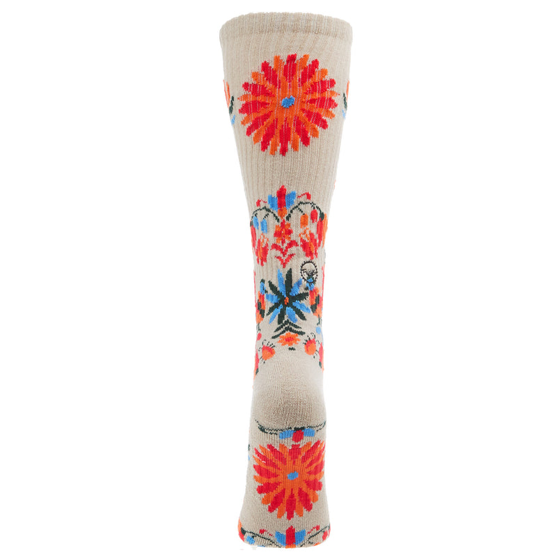 Lucky Chuck Otomi Tan Performance Crew Socks OSFM