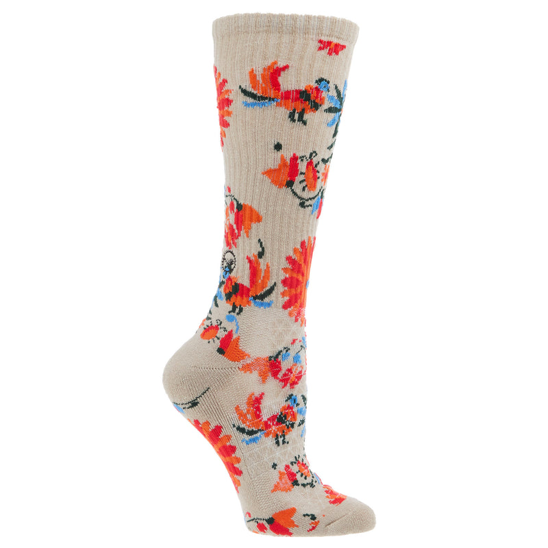Lucky Chuck Otomi Tan Performance Crew Socks OSFM